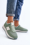 Buty Sportowe Sneakersy Damskie Zielone Lifari