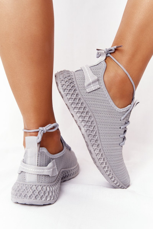 Damskie Sportowe Buty Slip-on Szare Do It