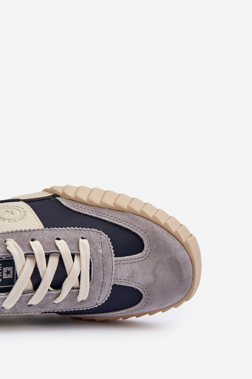 Sneakersy Męskie Big Star NN174516 Granatowe