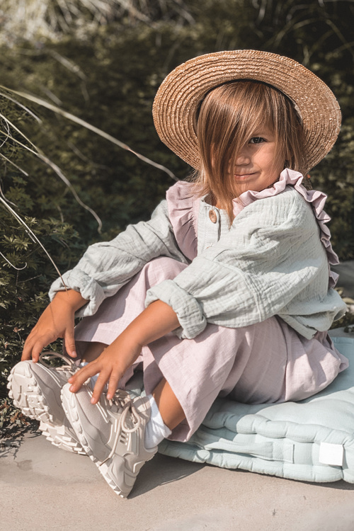 Dziecięce Sneakersy Jasno Beżowe Freak Out