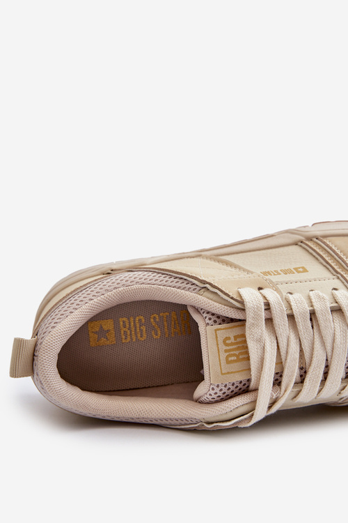 Sneakersy Męskie Big Star NN174095 Beżowe