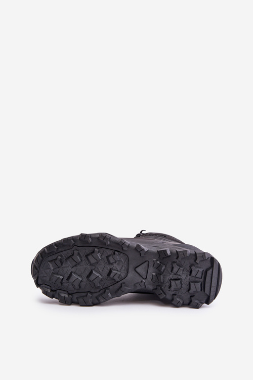 Lekkie Ocieplane Męskie Buty Trekkingowe McBraun Wodoodporne Czarne