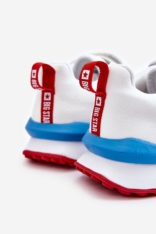 Niskie Dziecięce Buty Sportowe Memory Foam System Big Star LL374213 Białe