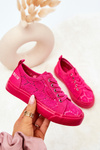 Trampki Ażurowe Big Star JJ374007 Różowe