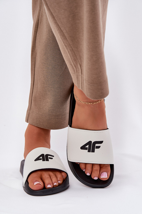Klapki Damskie 4F 4FRMM00FSLIF010-10S Białe