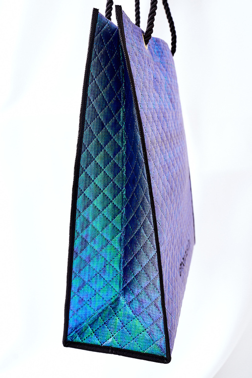 Damska Duża Torba Shopper Monnari BAG0030-M12 Holograficzna