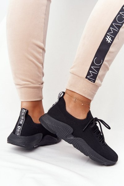 Damskie Sportowe Buty Slip-on Big Star DD274579 Czarne