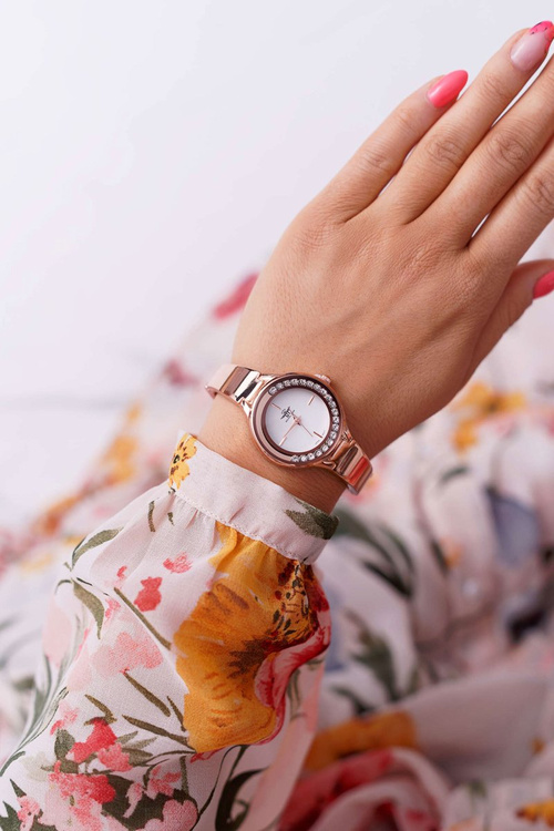 Damski Zegarek Michael John Złoty Róż Mirava