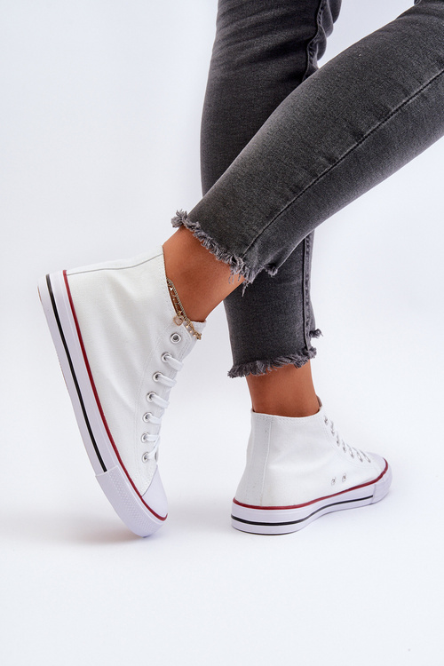 Trampki Damskie Białe Socerio