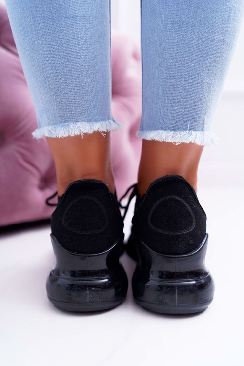 Obuwie Sportowe Damskie Czarne Hello