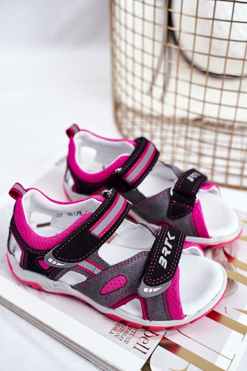 Dziecięce Sandałki Dla Dziewcząt Profilaktyczne BARTEK T-16176-7/77G