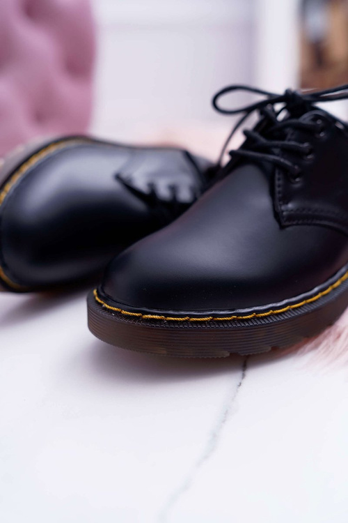 Damskie Półbuty Czarne Martin