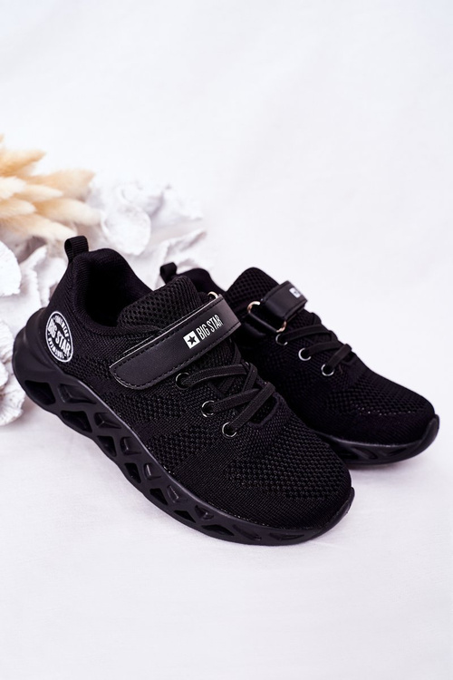 Dziecięce Sportowe Buty Sneakersy Big Star HH374184 Czarne