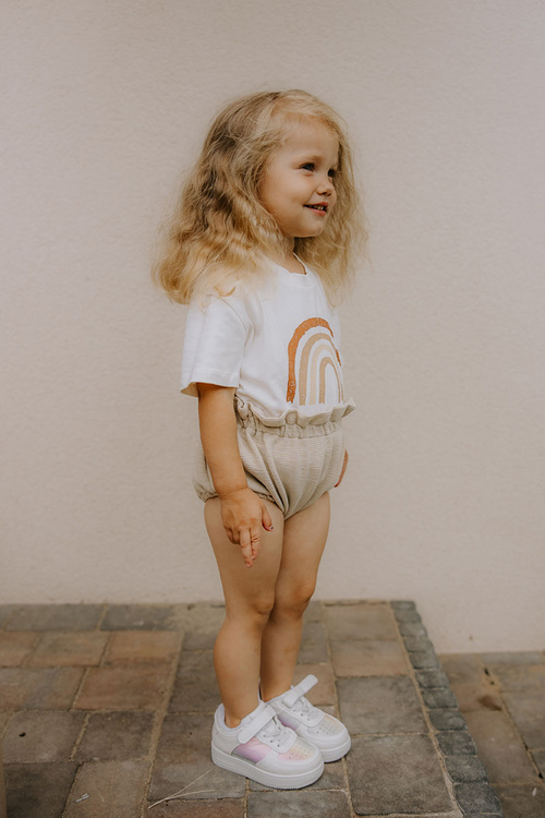 Dziecięce Buty Sportowe Na Rzepy Multikolor Elike