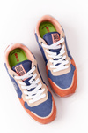 Damskie Sportowe Buty Memory Foam Big Star HH274567 Niebiesko-Pomarańczowe