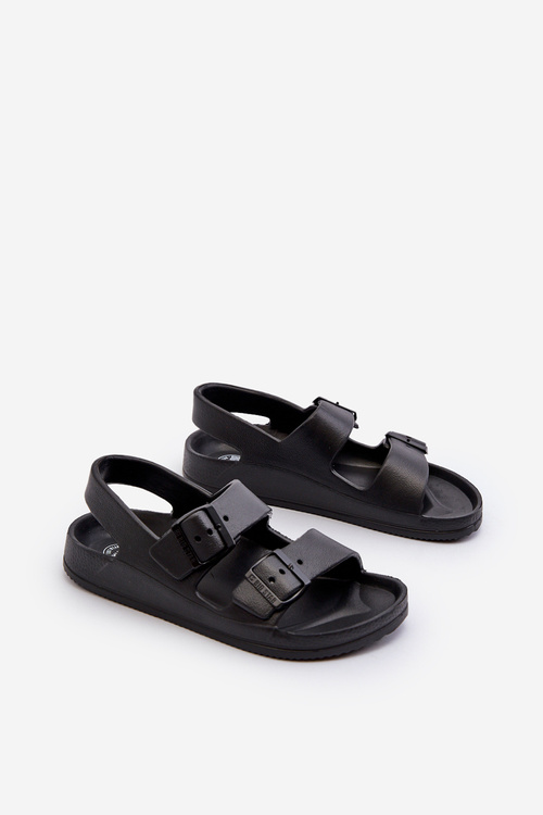 Klapki Dziecięce Lekkie Z Klamrami BIG STAR NN374541 Czarne