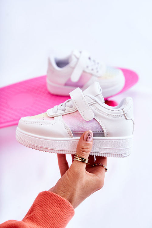 Dziecięce Buty Sportowe Na Rzepy Multikolor Elike