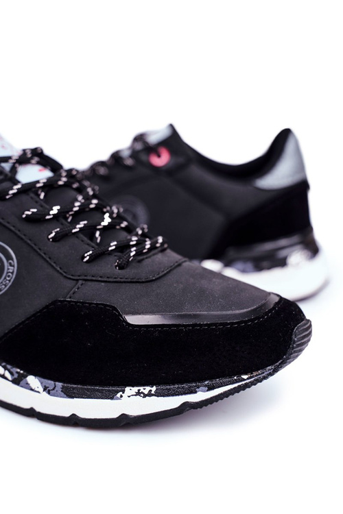 Obuwie Sportowe Męskie Cross Jeans Czarne GG1R4027C