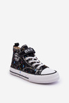 Dziecięce Wzorzyste Trampki Big Star LL374050 Czarne