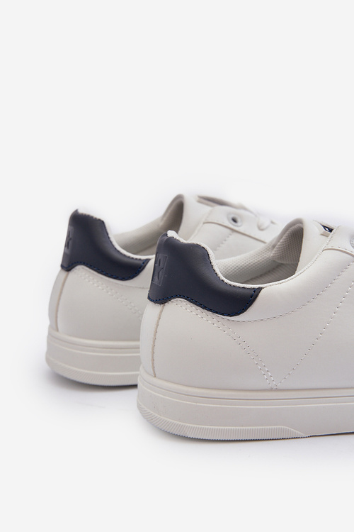 Niskie Trampki Męskie Eko Skóra Big Star NN174282 Białe