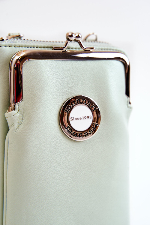 Elegancka Torebka Portfel 2w1 Monnari ETUA050-008 Miętowa