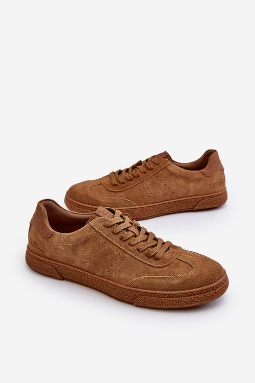 Trampki Męskie Zamszowe Big Star NN174186 Camel