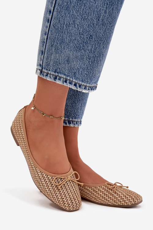 Baleriny Z Plecionką I Kokardką Camel Belirra