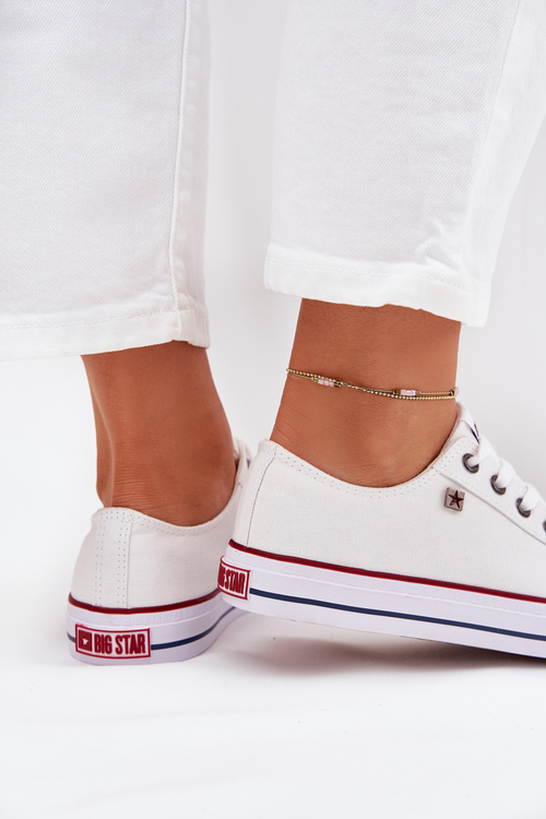 Trampki Damskie Niskie Big Star DD274A232 Białe