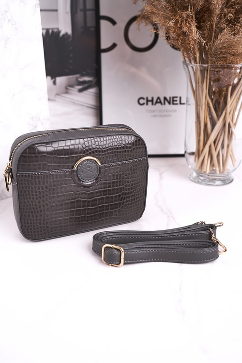 Mała Torebka Damska Listonoszka MONNARI BAG7480-019 Szara