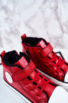 Dziecięce Ocieplane Trampki Big Star GG374034 Czerwone