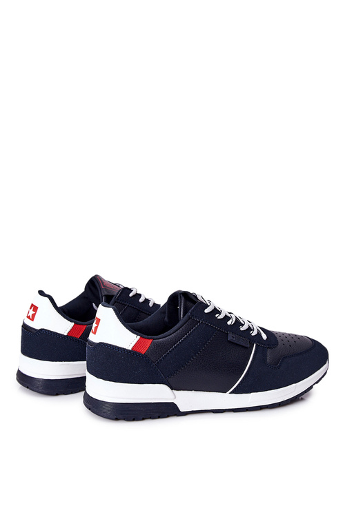 Sportowe Męskie Buty Memory Foam Big Star II174083 Granatowe
