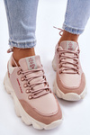 Damskie Sneakersy Na Platformie Cross Jeans KK2R4072C Nude