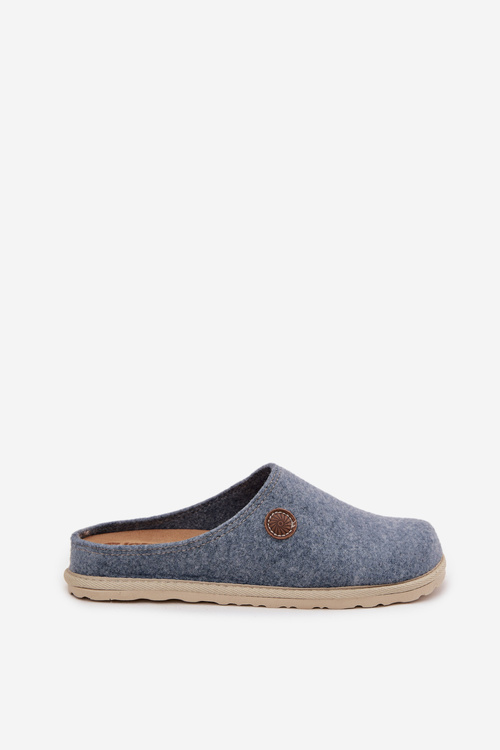 Obuwie Domowe Kapcie Damskie Inblu CS000047 Błękitne