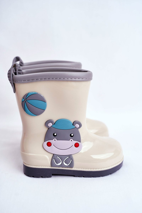Dziecięce Gumowe Kalosze Szare Hipo