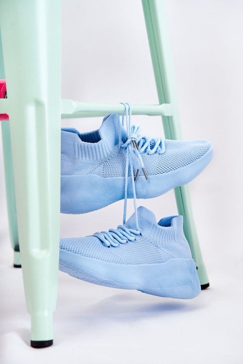 Wsuwane Buty Sportowe Damskie Jasnoniebieskie Dalmiro