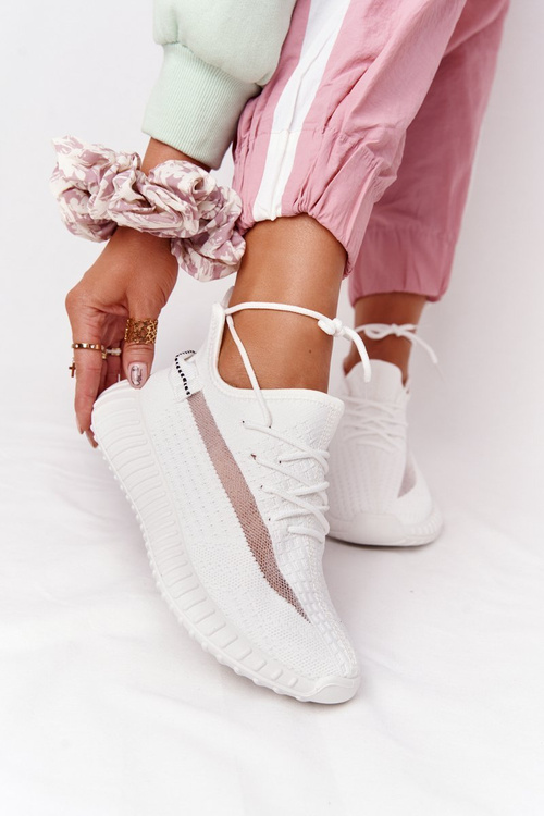 Damskie Sportowe Buty Sneakersy Białe Amazing