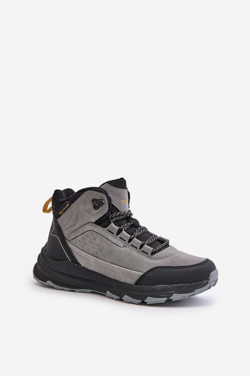 Buty Trekkingowe Młodzieżowe Ocieplane McKeylor 14011 Szare