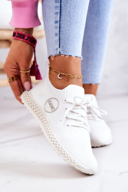 Damskie Sportowe Buty GOE JJ2N4151 Białe