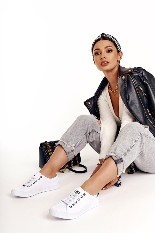 Damskie Tenisówki BIG STAR W274835 Białe