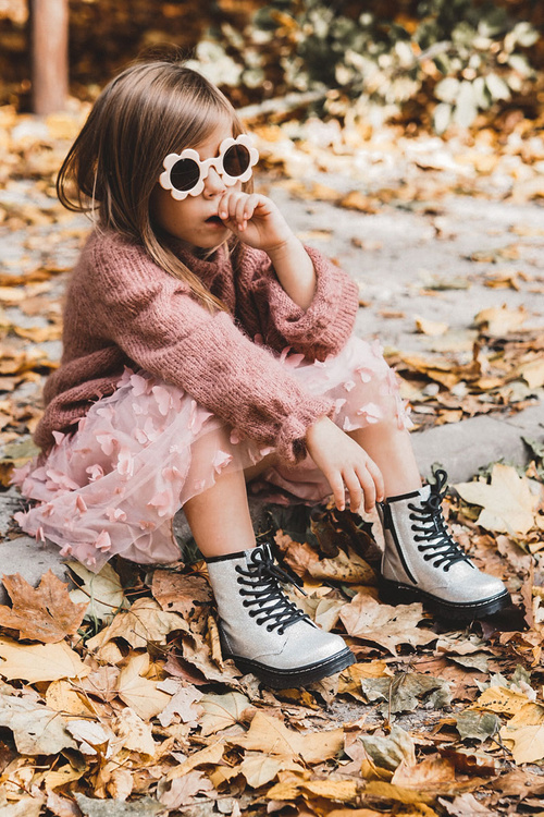 Dziecięce Botki Ocieplane Z Suwakiem Lakierowane Srebrne Goopy