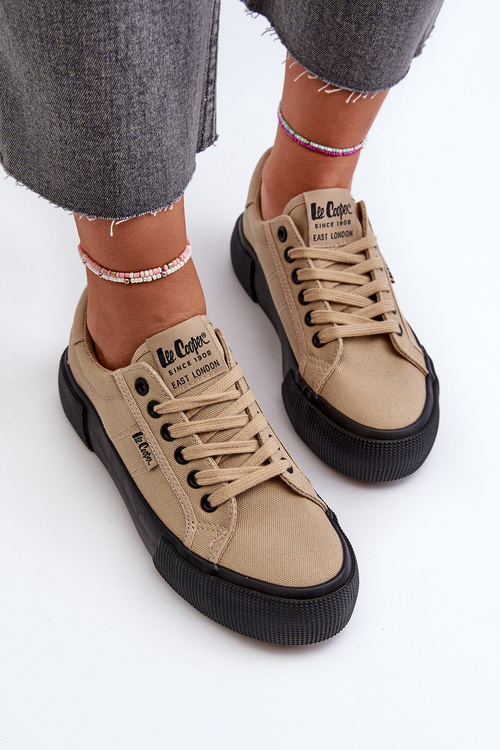 Trampki Damskie Lee Cooper LCW-24-31-2721 Beżowe