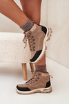 Buty Trekkingowe Damskie Big Star SS274095 Beżowe