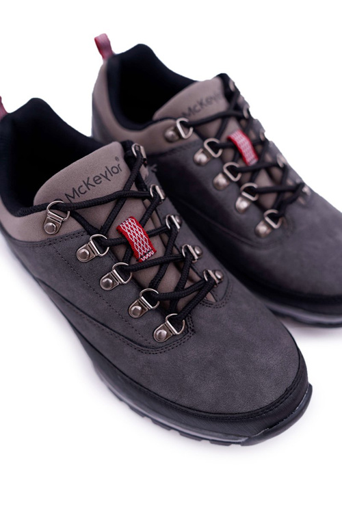 Męskie Buty Trekkingowe Szare Savian