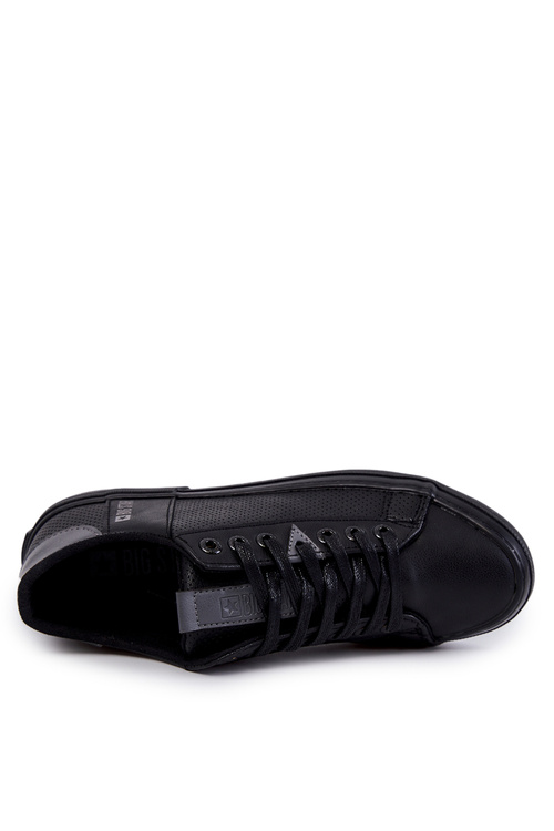 Męskie Skórzane Trampki Big Star JJ174227 Czarne