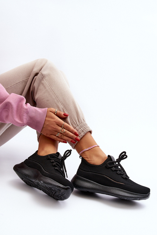 Damskie Buty Sportowe Big Star NN274663 Czarne