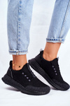 Damskie Sportowe Obuwie Sneakersy Big Star Czarne FF274962
