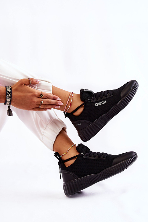 Damskie Sneakersy Big Star KK274063 Czarne