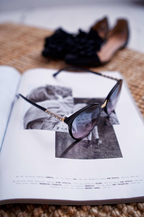 Okulary Przeciwsłoneczne Transparentne Prius PR-V09 Czarne