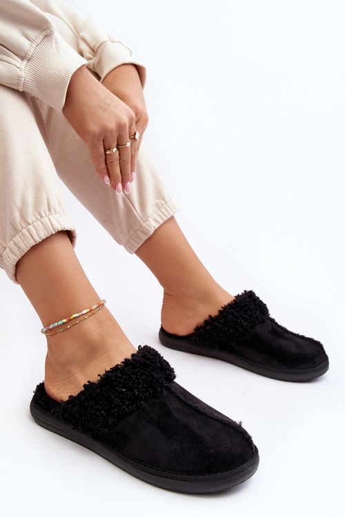 Ocieplane Kapcie Damskie Inblu EK000010 Czarne