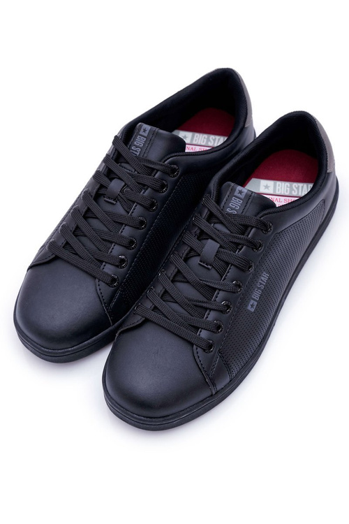 Trampki Męskie Big Star Sportowe Czarne DD174391
